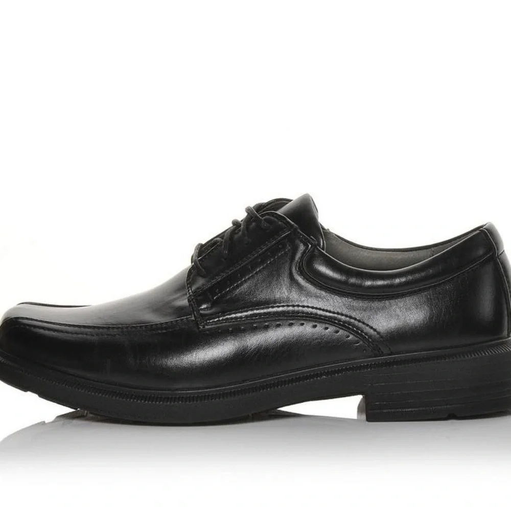 Classic Black Leather Men's Dress Shoes